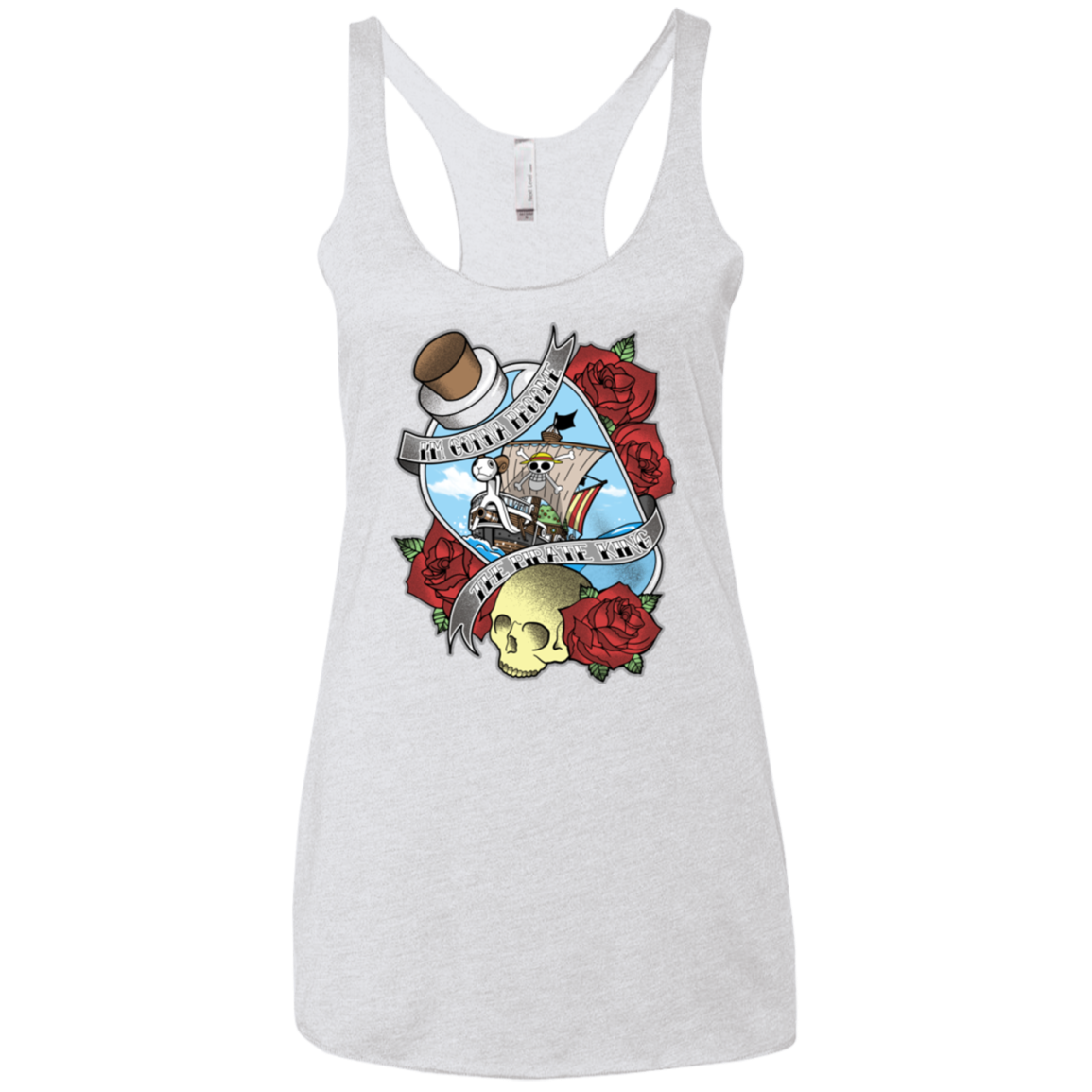 The Pirate King Women's Triblend Racerback Tank