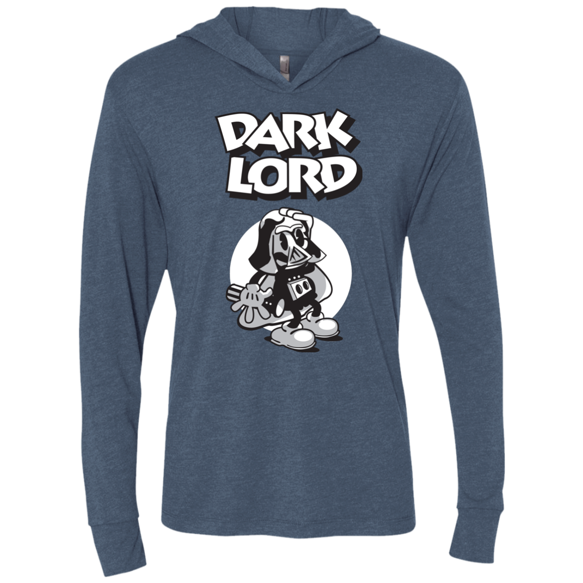 Dark Lord Triblend Long Sleeve Hoodie Tee