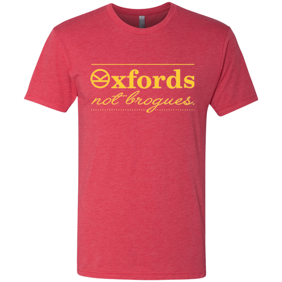 Oxfords Not Brogues Men's Triblend T-Shirt
