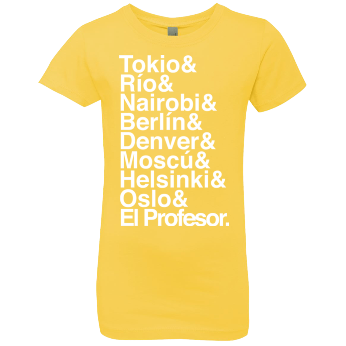 Money Heist Jetset Girls Premium T-Shirt