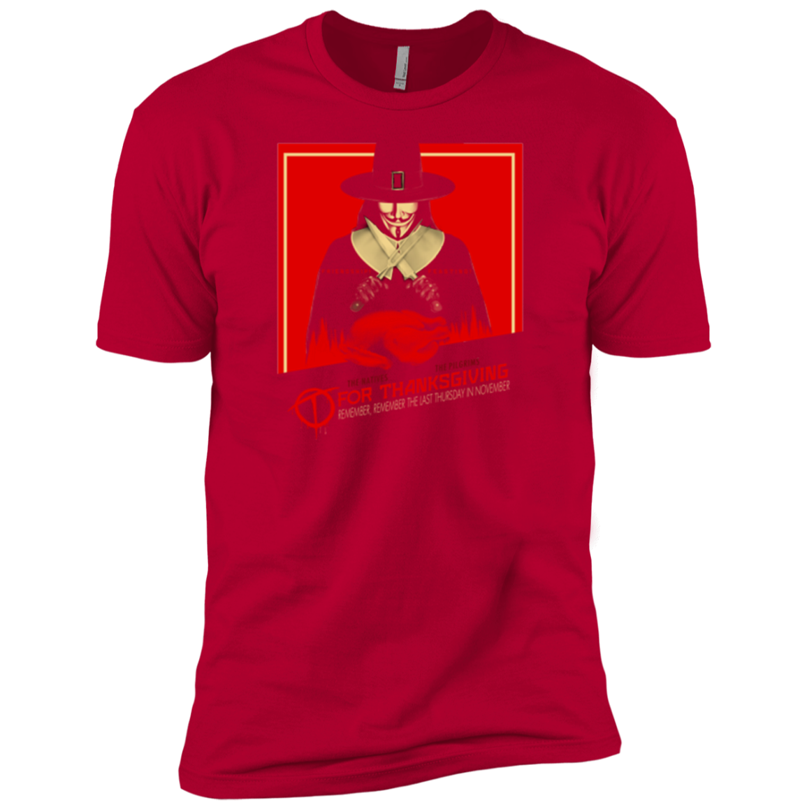 T for Thanksgiving Boys Premium T-Shirt