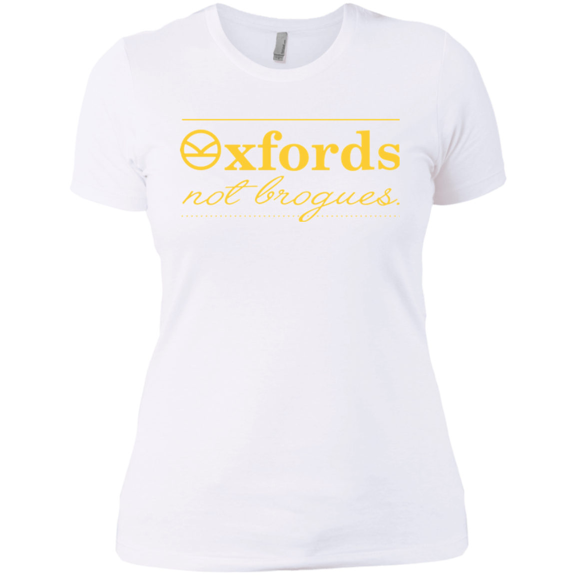 Oxfords Not Brogues Women's Premium T-Shirt