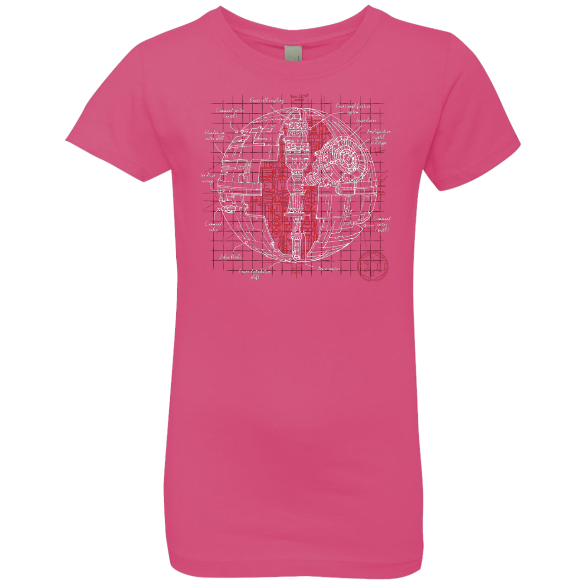 Death Star Plan Girls Premium T-Shirt