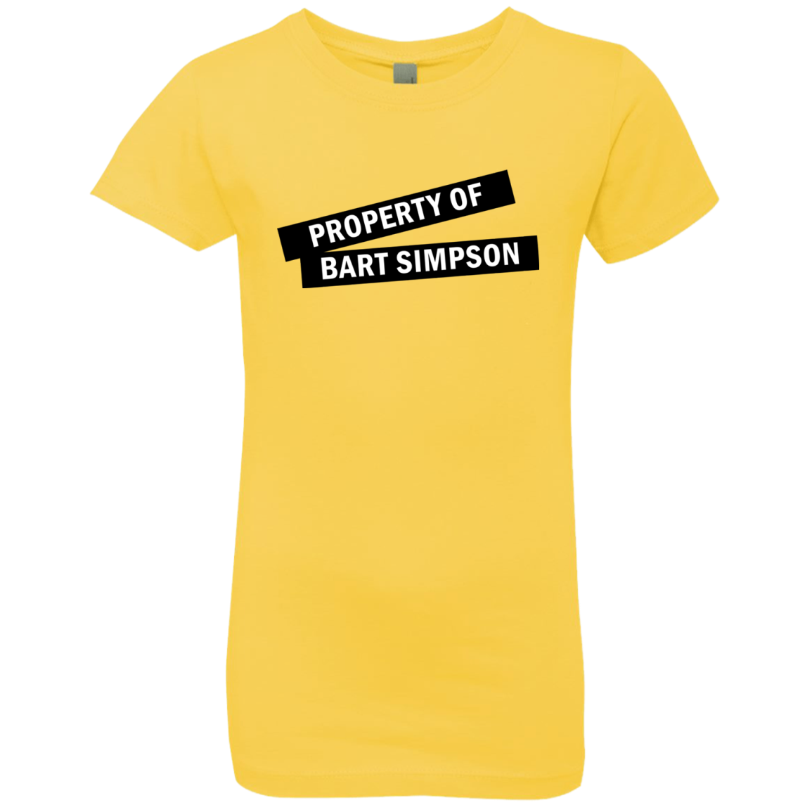 Bart Simpson Girls Premium T-Shirt