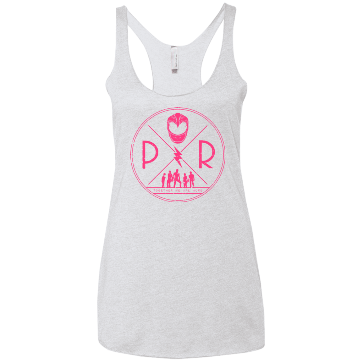 Pink Power Women's Triblend Racerback Tank