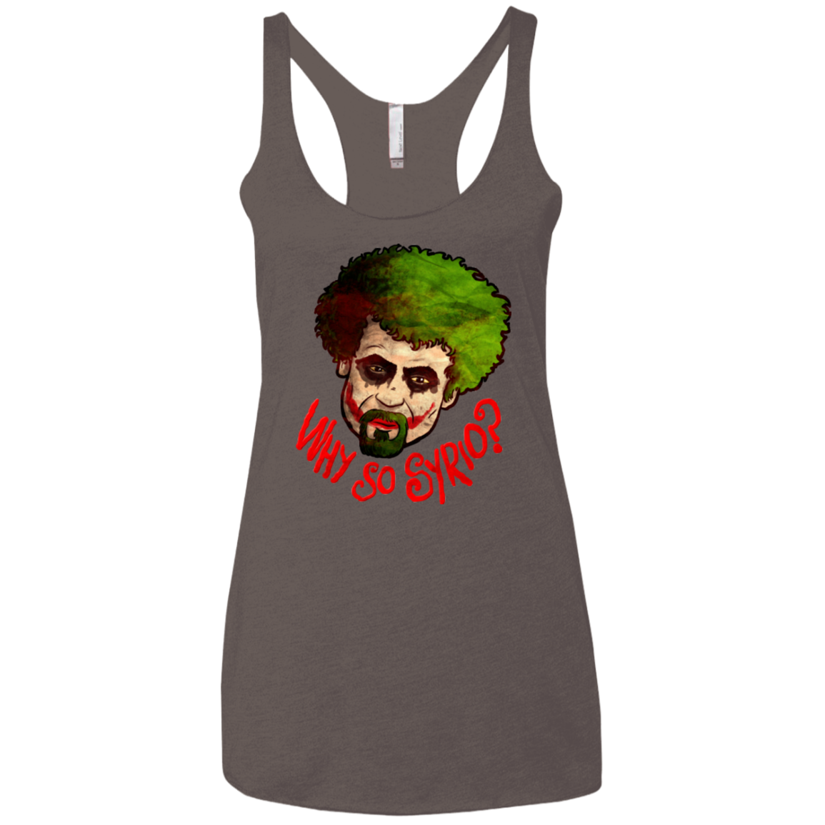 Why So Syrio Women's Triblend Racerback Tank