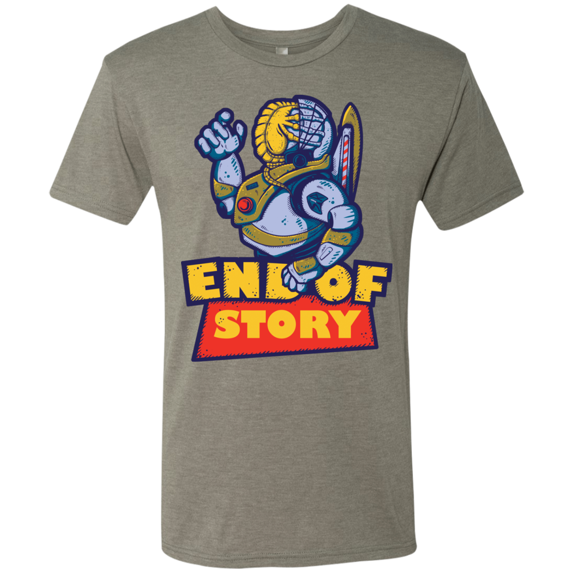 END OF STORY Men's Triblend T-Shirt