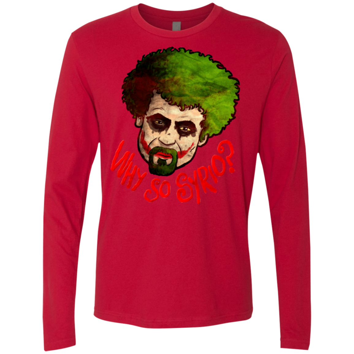 Why So Syrio Men's Premium Long Sleeve