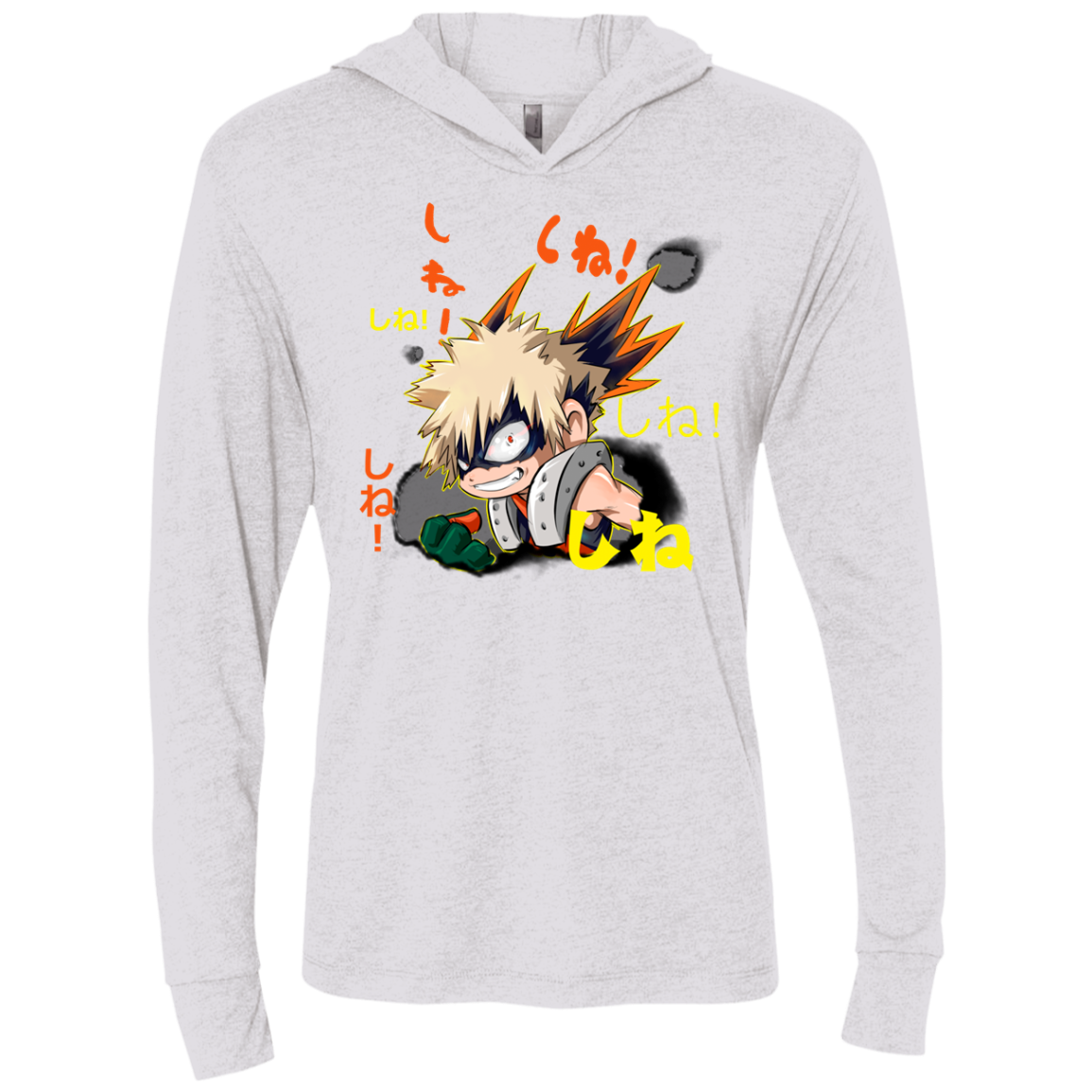 Shine Triblend Long Sleeve Hoodie Tee