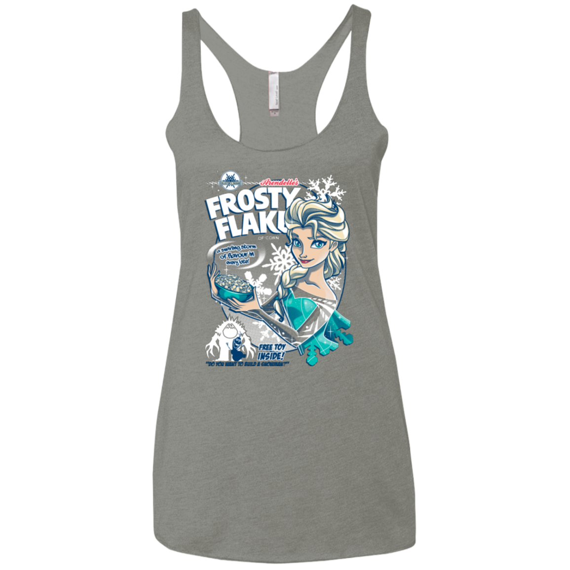 Frosty Flakes Women's Triblend Racerback Tank
