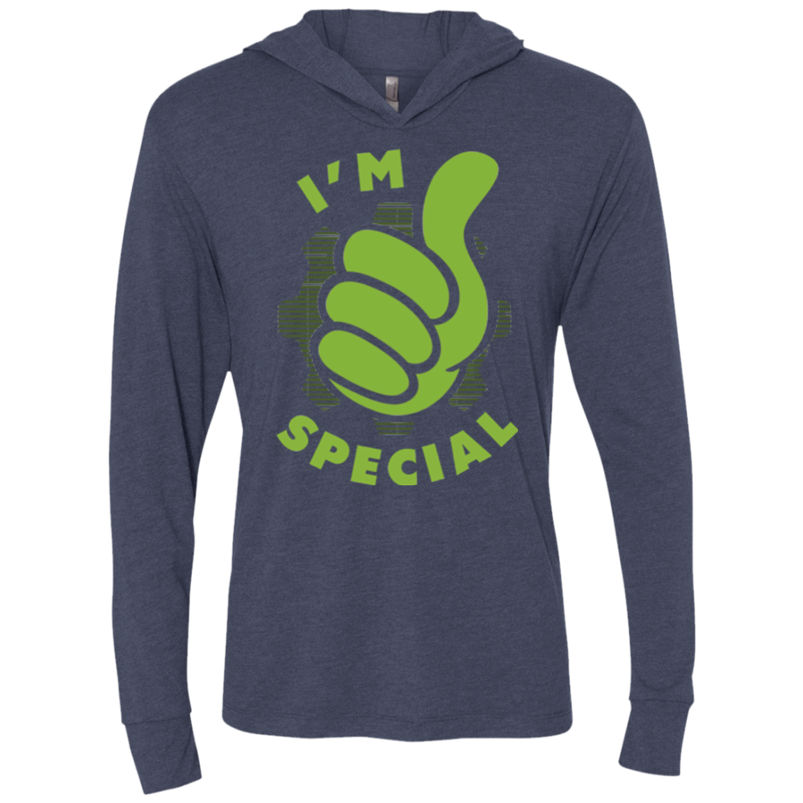 Special Dweller Triblend Long Sleeve Hoodie Tee