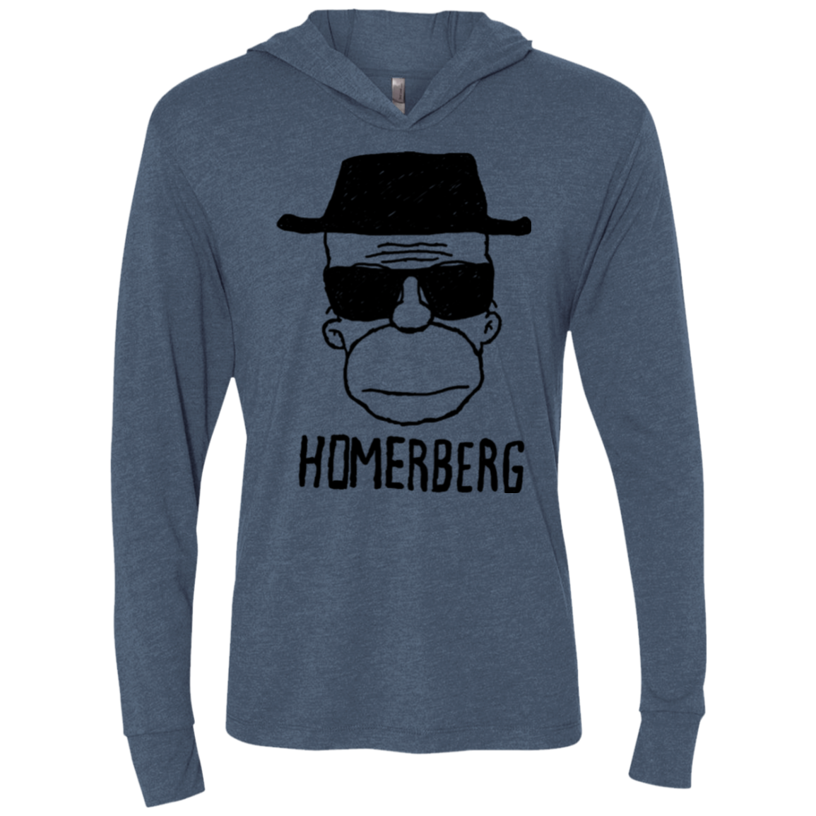 Homerberg Triblend Long Sleeve Hoodie Tee