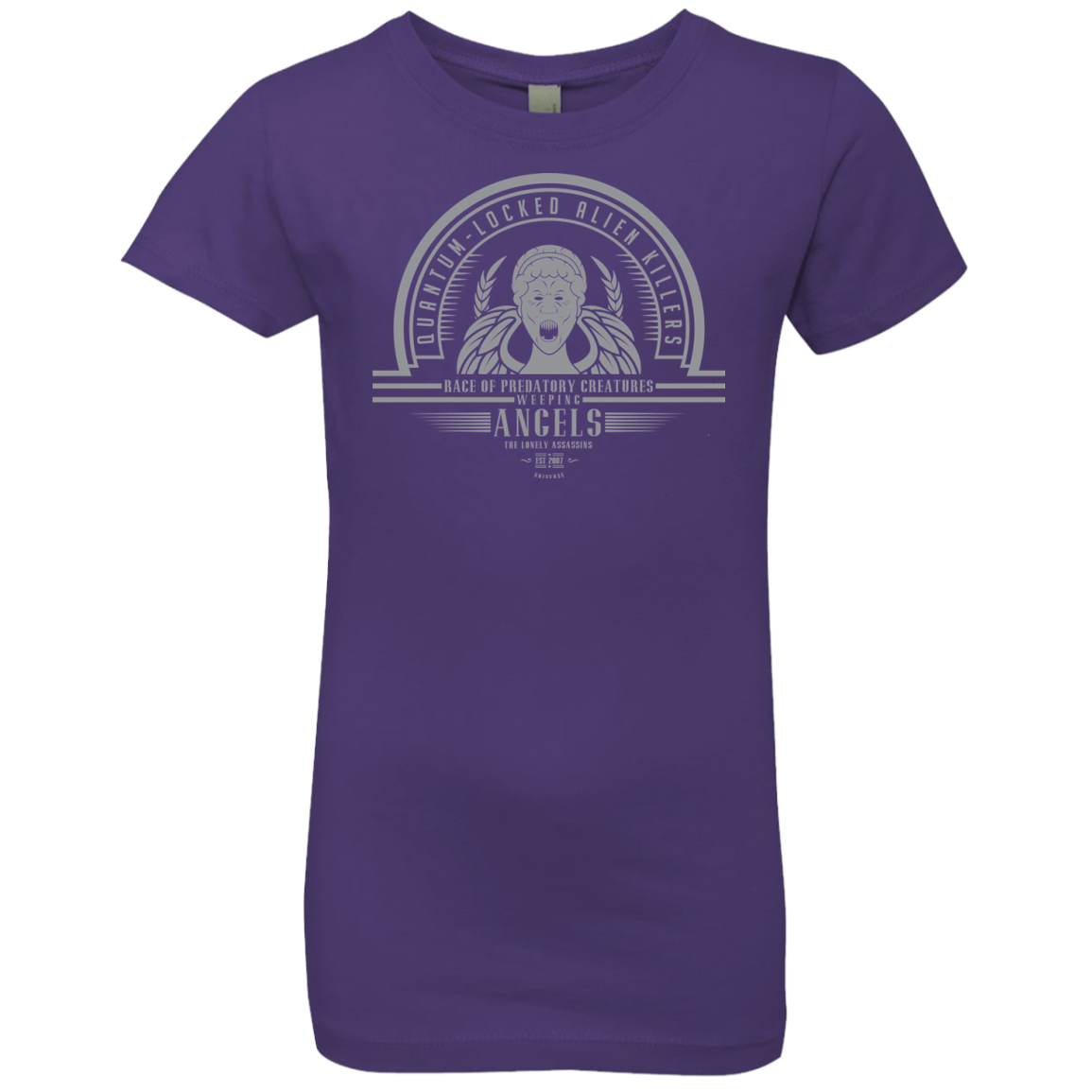 Who Villains Weeping Angels Girls Premium T-Shirt