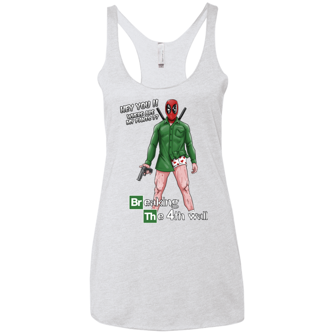 Breaking the 4th Wall Women's Triblend Racerback Tank