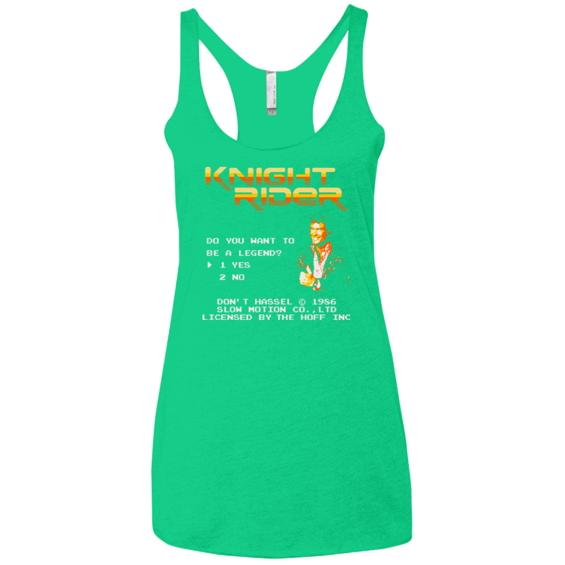 Be a legend Women's Triblend Racerback Tank