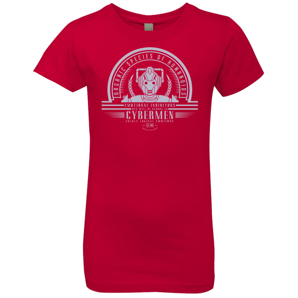 Who Villains Cybermen Girls Premium T-Shirt