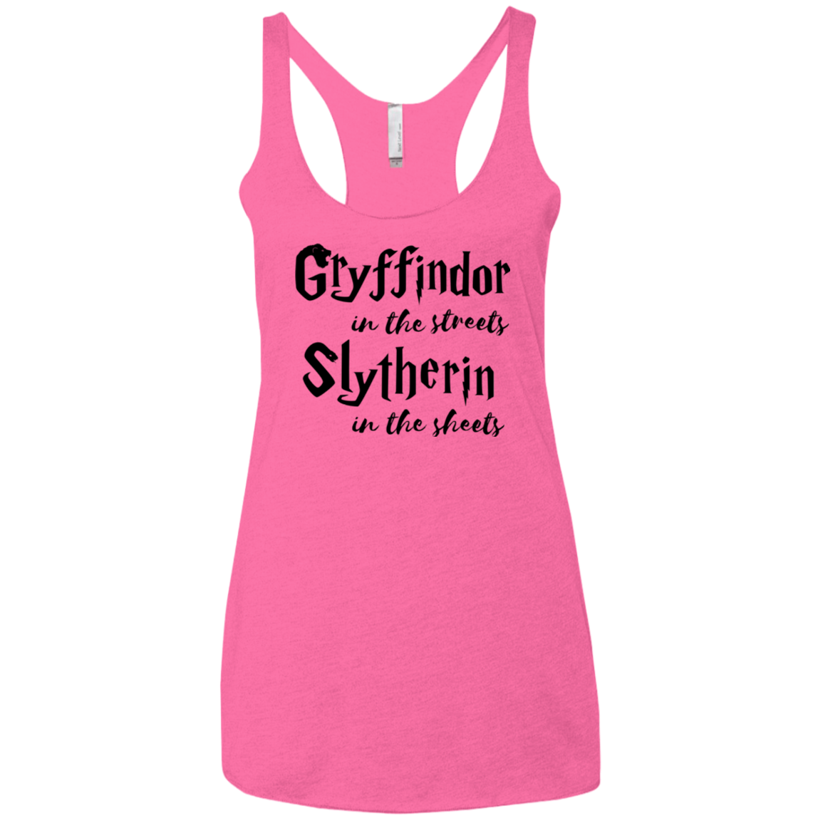 Gryffindor Streets Women's Triblend Racerback Tank