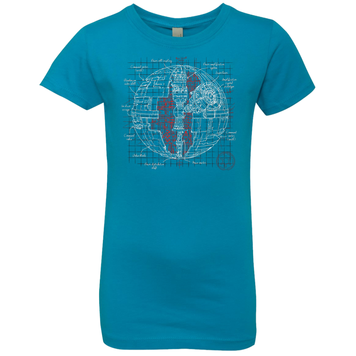 Death Star Plan Girls Premium T-Shirt
