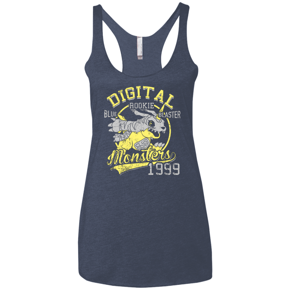 Blue Blaster Women's Triblend Racerback Tank