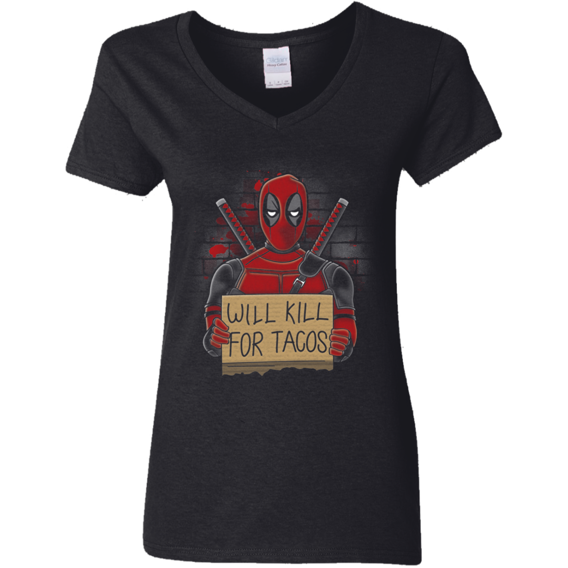 Will Kill for Tacos Women's V-Neck T-Shirt