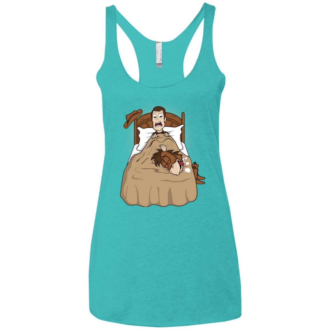 TOY PADRINO Women's Triblend Racerback Tank