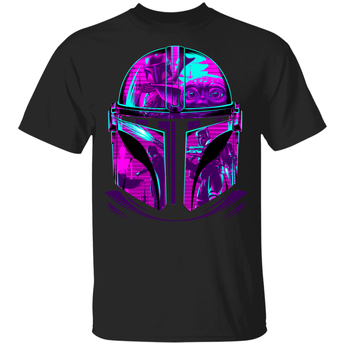 Retro Helmet Mandalorian Youth T-Shirt