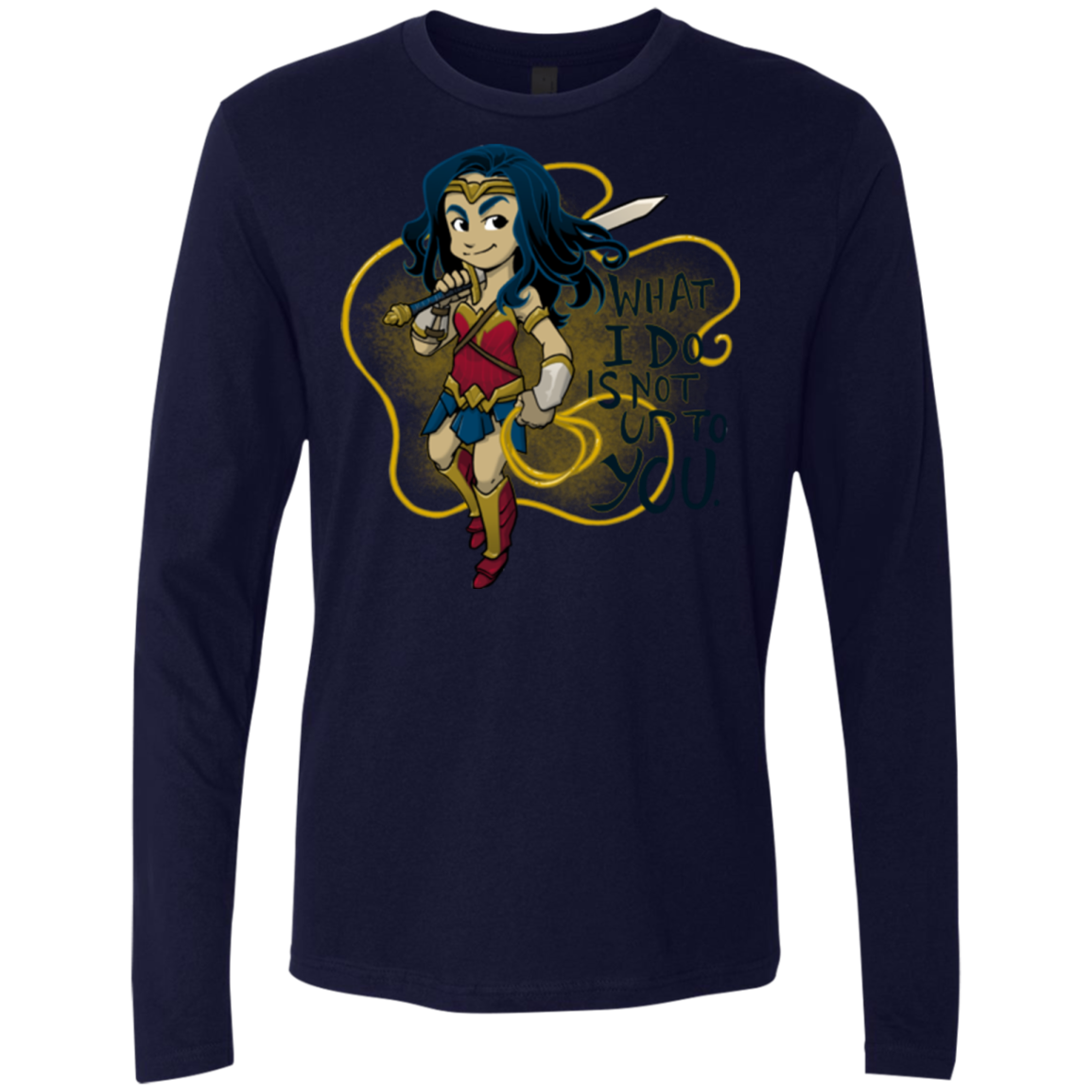 WW Text Men's Premium Long Sleeve