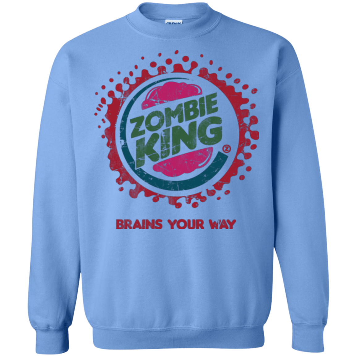 Zombie King Crewneck Sweatshirt