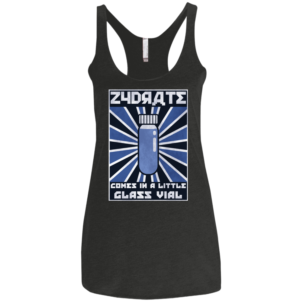 Take Zydrate Women's Triblend Racerback Tank