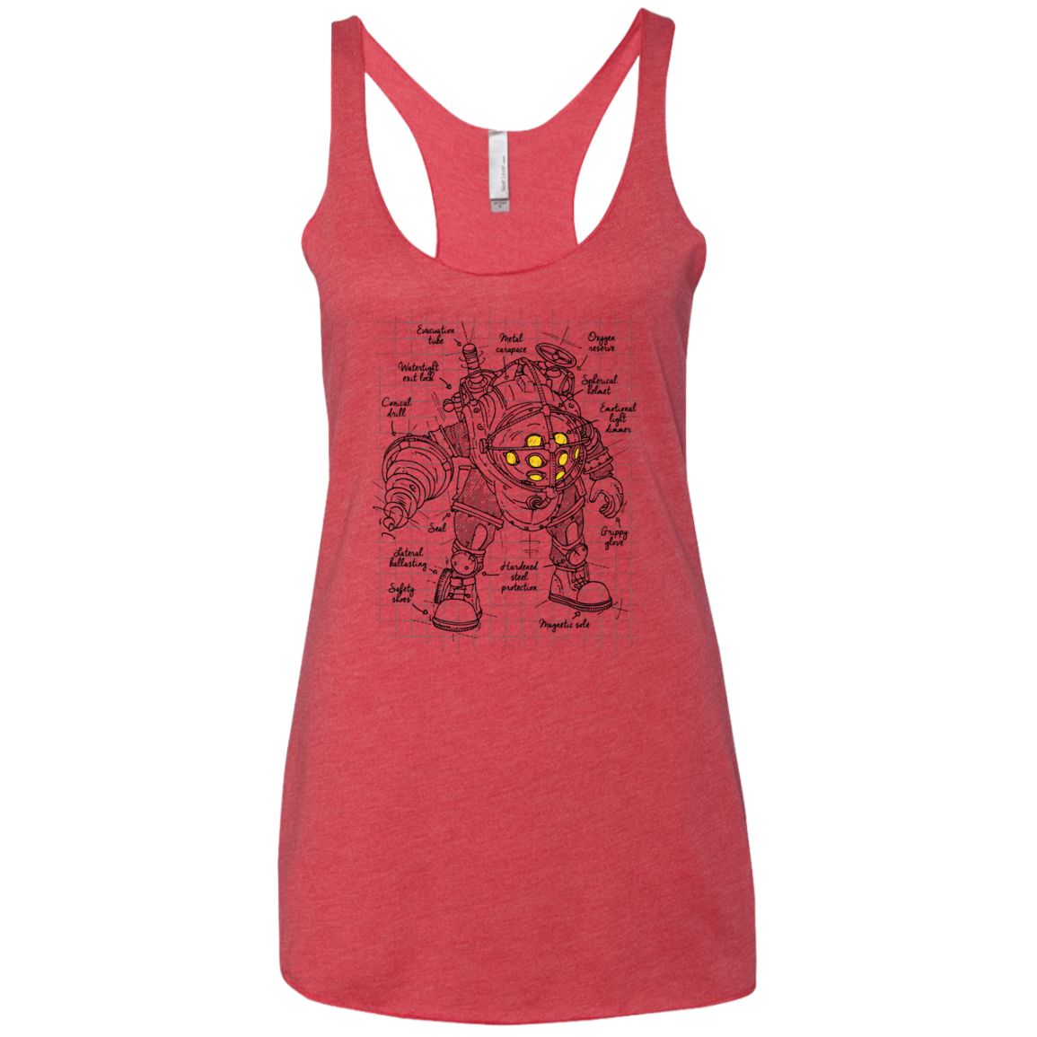 Big Daddy Plan Women's Triblend Racerback Tank
