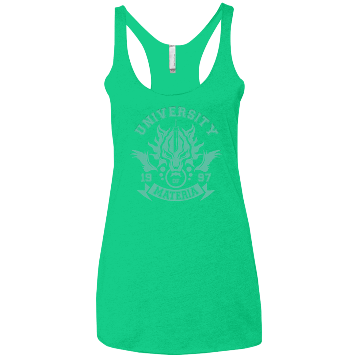 University of Materia Women's Triblend Racerback Tank