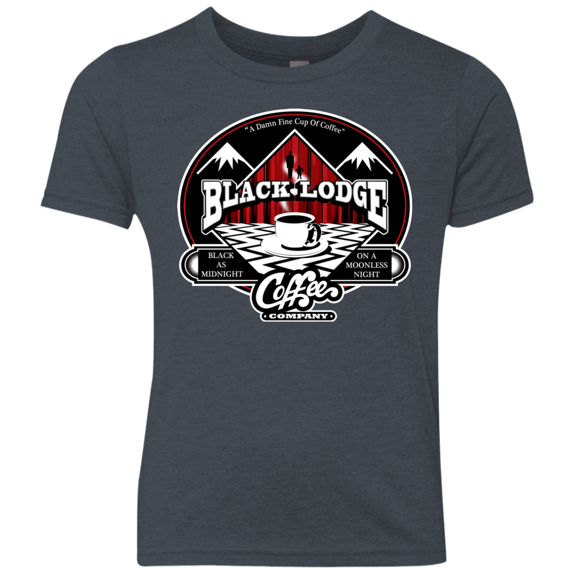 Black Lodge Coffee Company Youth Triblend T-Shirt