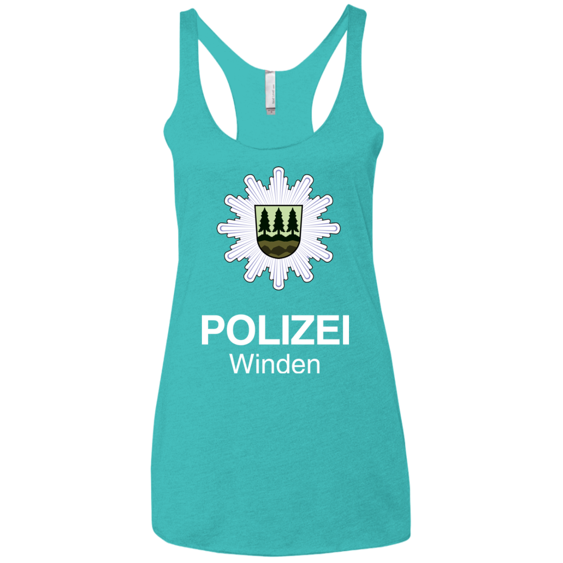 Winden Polizei Women's Triblend Racerback Tank