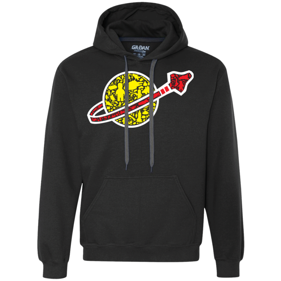 Building in Space Premium Fleece Hoodie