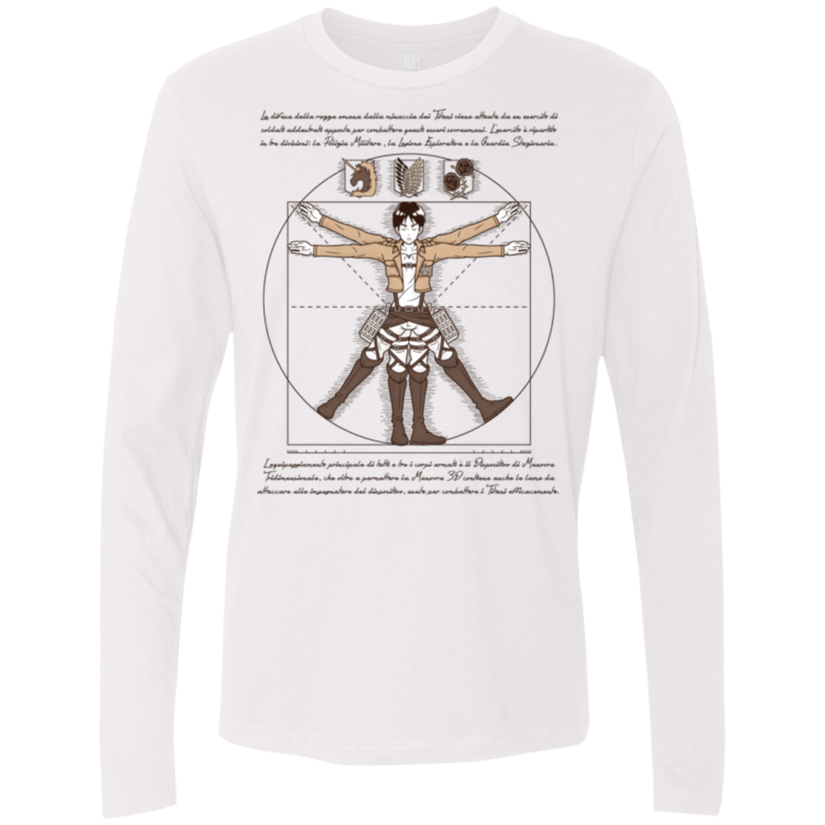 VITRUVIAN TRAINEE Men's Premium Long Sleeve