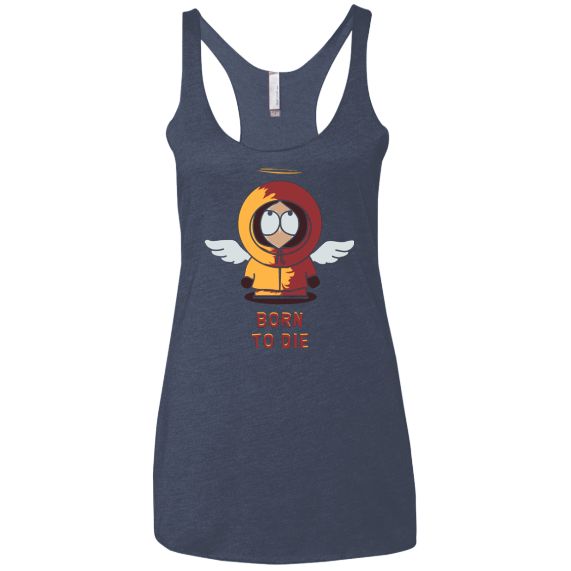 BORN TO DIE Women's Triblend Racerback Tank