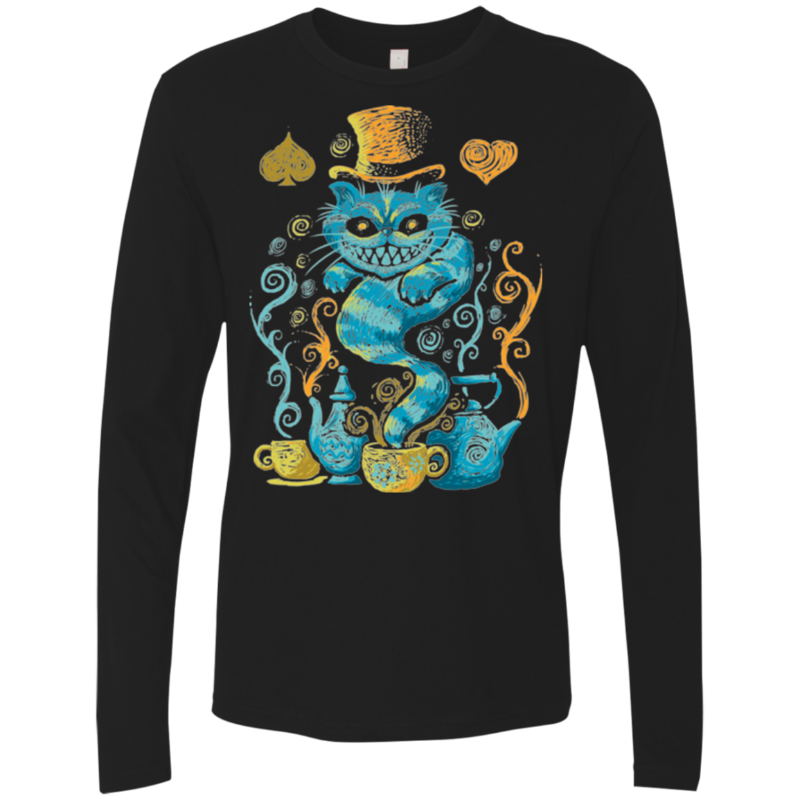 WONDERLAND IMPRESSIONS Men's Premium Long Sleeve