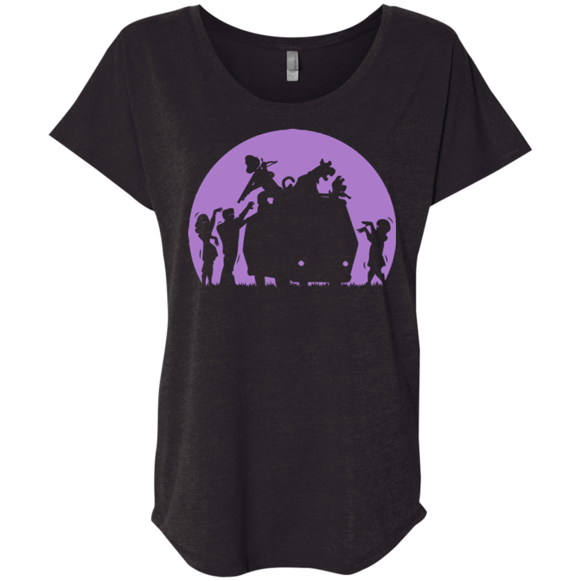 Zoinks They're Zombies Triblend Dolman Sleeve