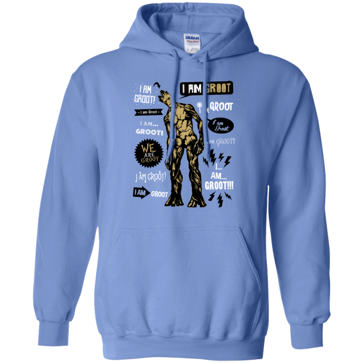 Groot Famous Quotes Pullover Hoodie