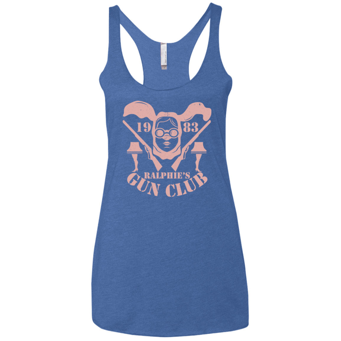 Ralphies Gun Club Women's Triblend Racerback Tank
