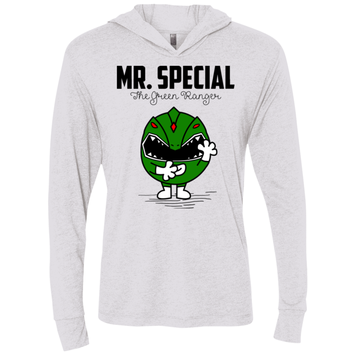 Mr Special Triblend Long Sleeve Hoodie Tee