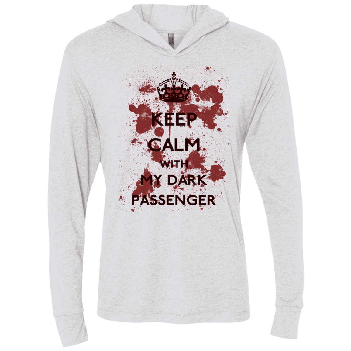 Keep passenger Triblend Long Sleeve Hoodie Tee