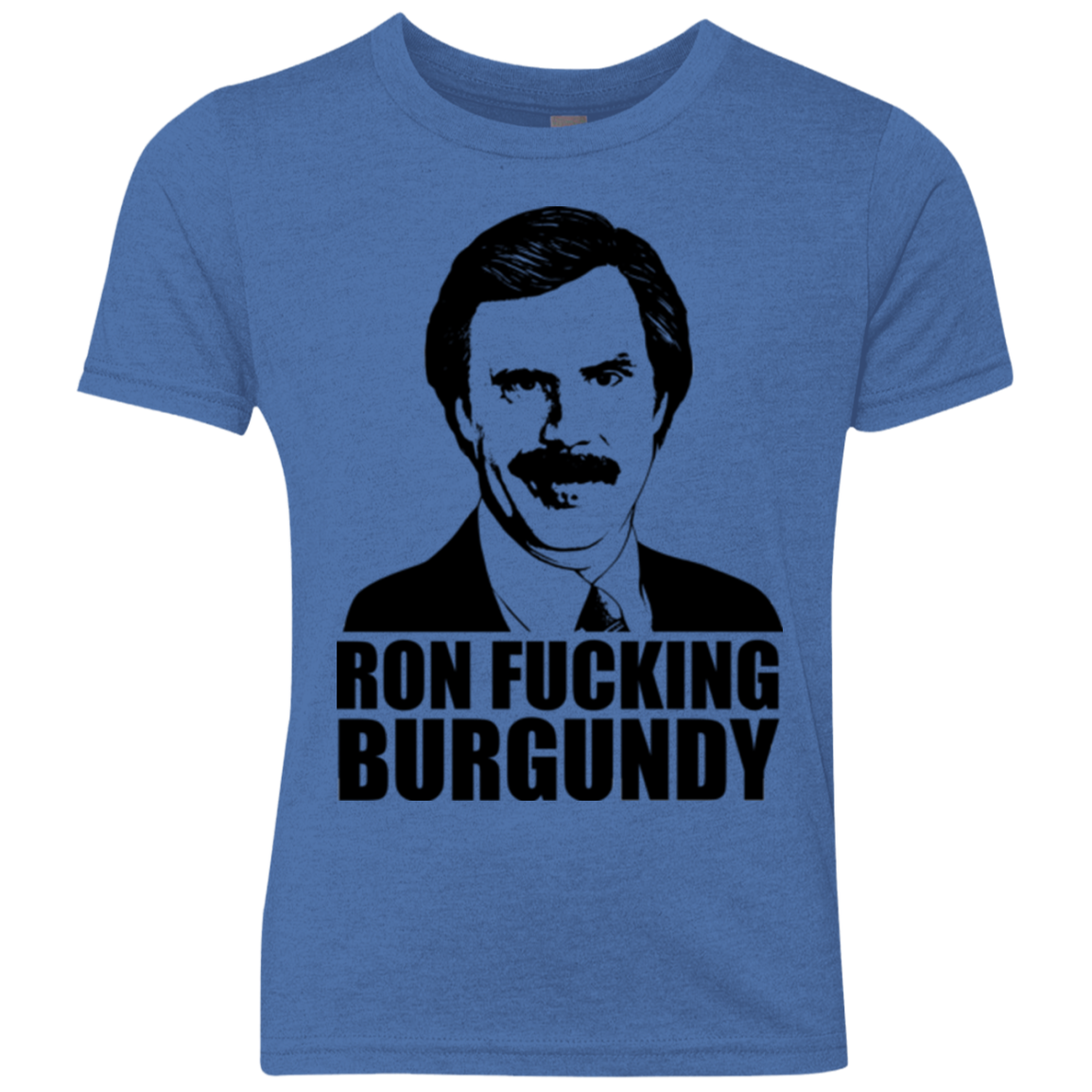Ron Fucking Burgundy Youth Triblend T-Shirt