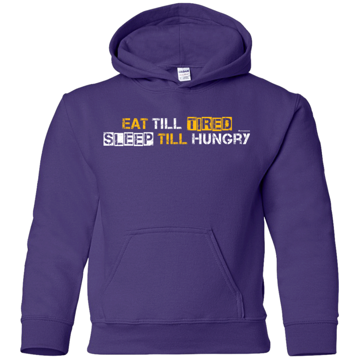 Food Sleep Loop Youth Hoodie