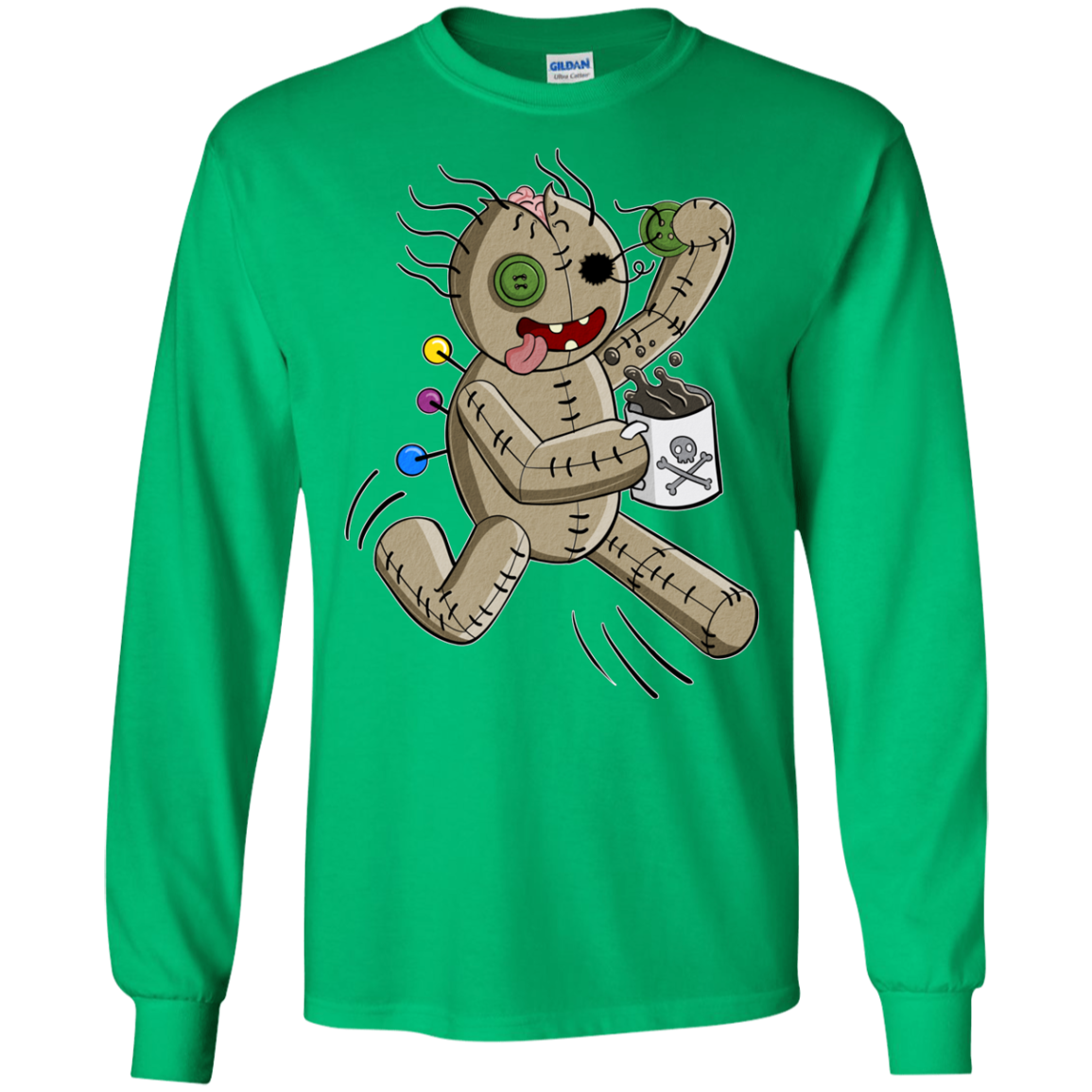 Voodoo Coffee Runner Long Sleeve T-Shirt
