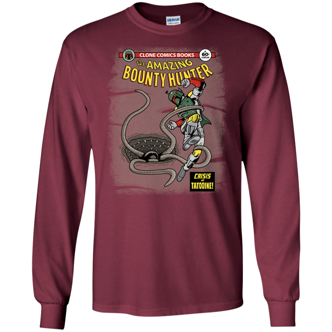 The Amazing Bounty Hunter Men's Long Sleeve T-Shirt