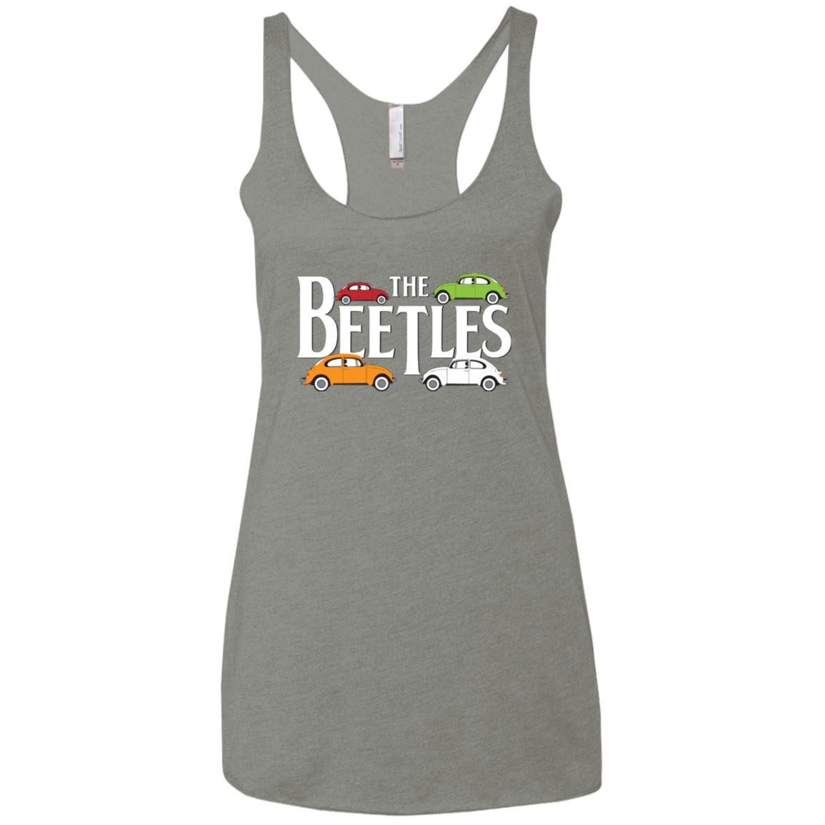The Beetles Women's Triblend Racerback Tank