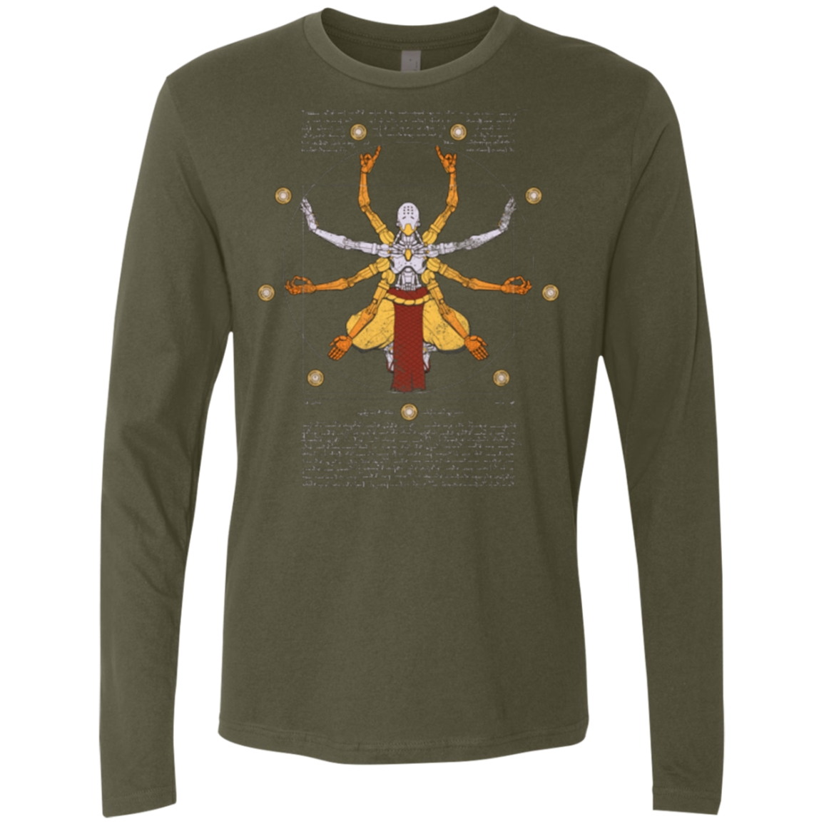 Vitruvian Omnic Men's Premium Long Sleeve
