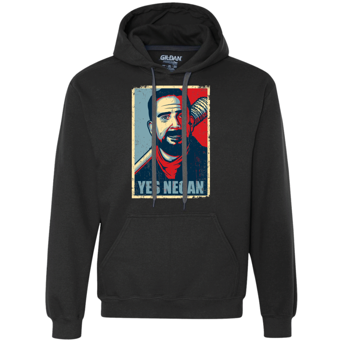 Yes Negan Premium Fleece Hoodie
