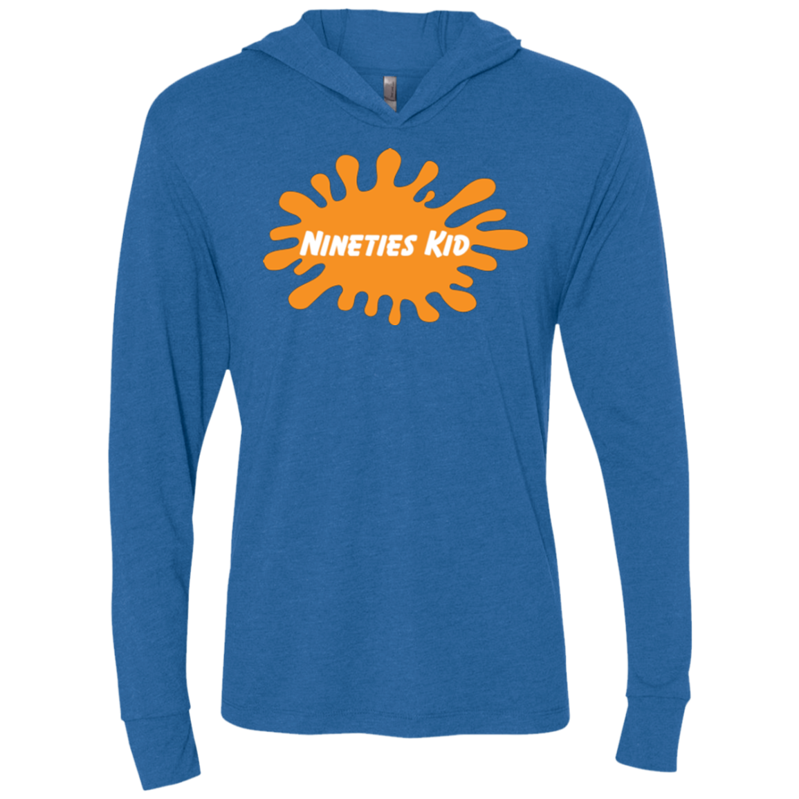 Nineties Kid Triblend Long Sleeve Hoodie Tee